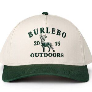 BURLEBO Cap- VINTAGE WHITETAIL DEER - CREAM